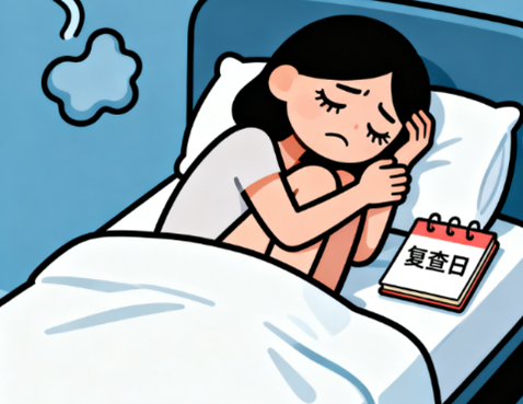 [图片占位：扫描焦虑与复发的幽灵]