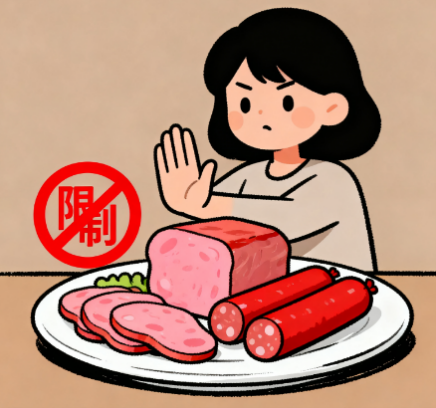 [图片占位：加工肉类与红肉]