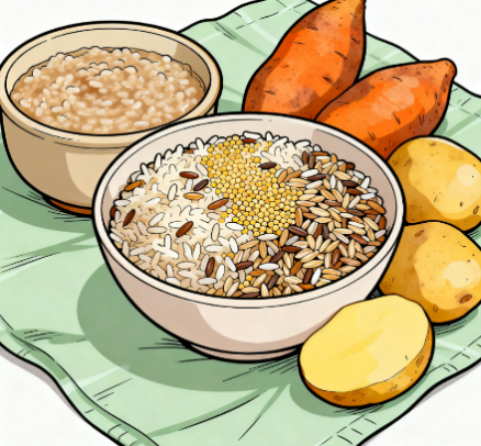 [图片占位：主食选择有讲究]