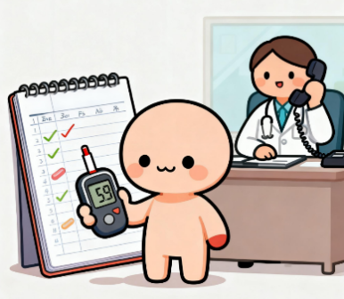 [图片占位：血糖波动时]