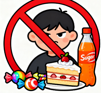 [图片占位：高糖零食饮料]