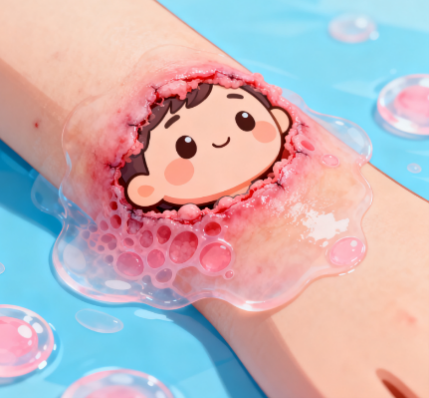 [图片占位：促进术后创口愈合]