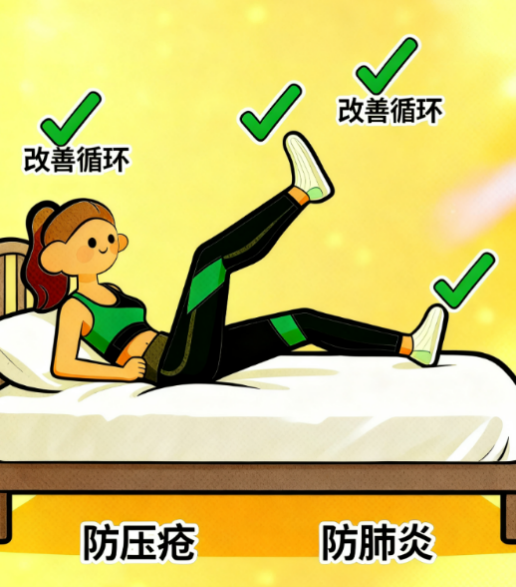 [图片占位：预防压疮和肺炎]