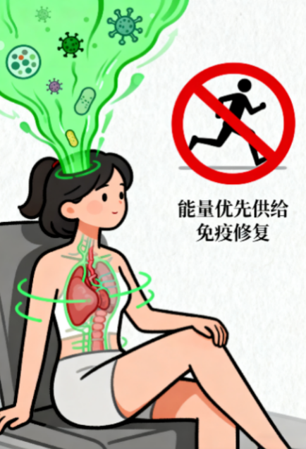 [图片占位：能量优先供给免疫系统]