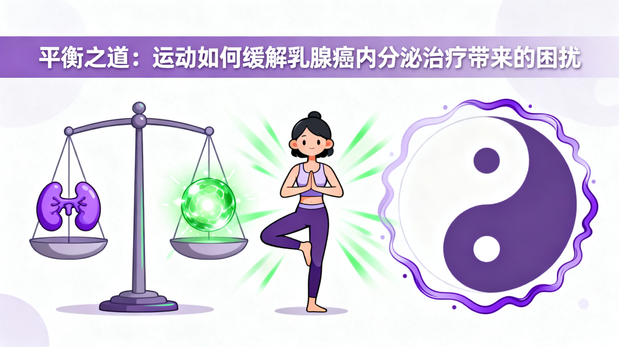 [图片占位：封面图 - 平衡之道，运动缓解副作用]