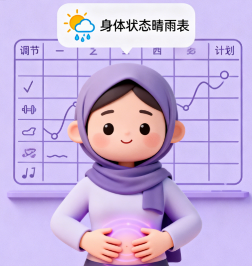 [图片占位：身体状态晴雨表]