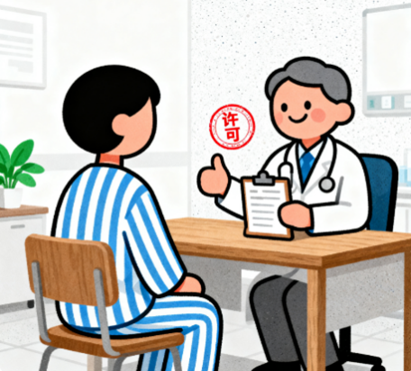 [图片占位：获得主治医生的明确许可]