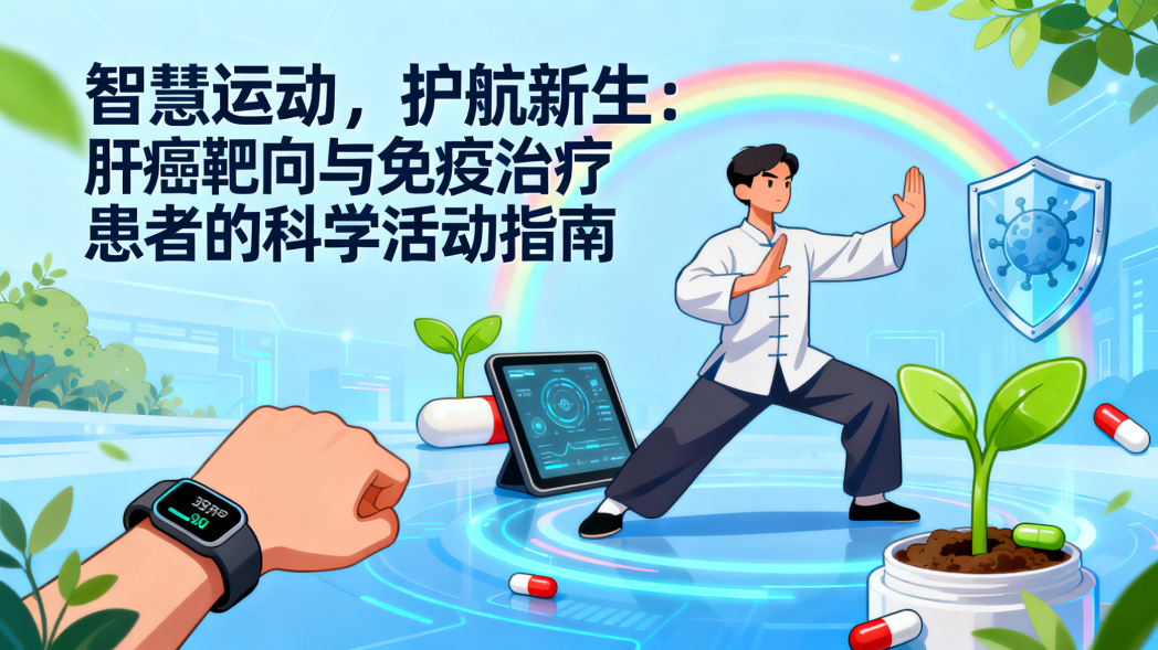 [图片占位：封面图 - 肝癌靶向与免疫治疗患者科学运动]
