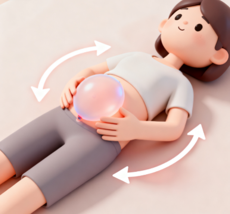 [图片占位：腹式呼吸练习]