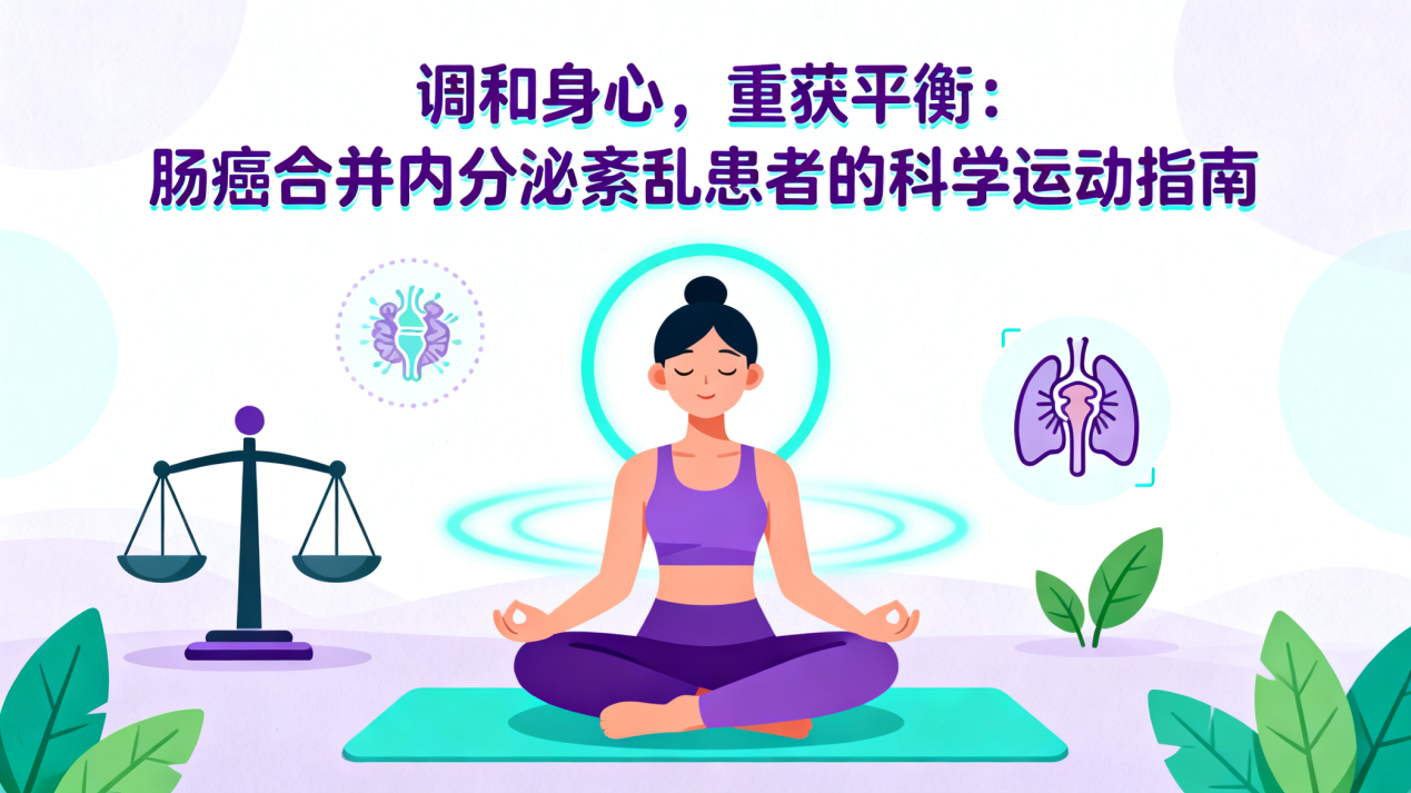 [图片占位：封面图 - 肠癌合并内分泌紊乱运动指南]