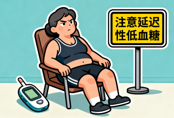 [图片占位：避免胰岛素高峰时段运动]