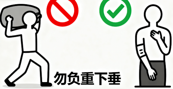 [图片占位：避免提重物]