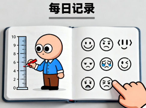 [图片占位：记录水肿变化]