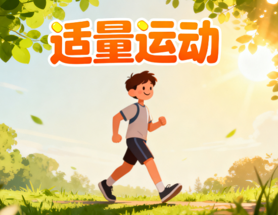 [图片占位：保持适度活动]